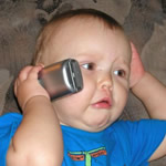 Babay On Phone