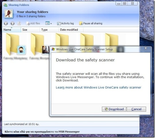  Windows Live Messenger 8.5 Safety Scanner